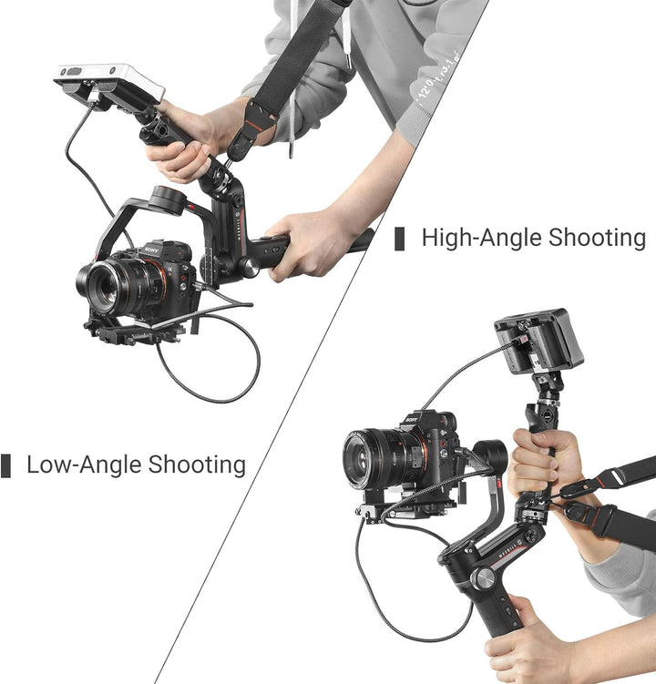SMALLRIG Griff Handgriff NUR für Zhiyun-Tech WEEBILL-S Gimbal mit Kaltschuhhalterung Eingebauter Sch