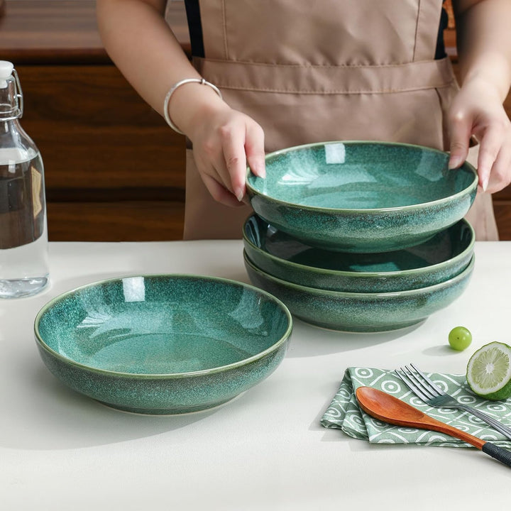 Henten Home Pastateller Set, Suppenteller/Tiefteller 4er, 1200ml