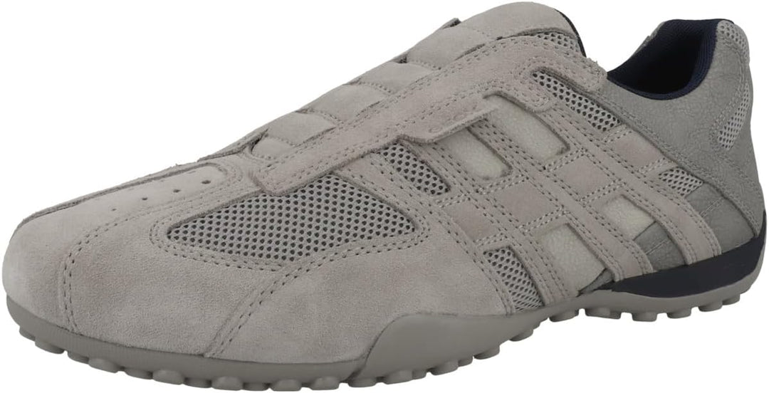 Geox Jungen Uomo Snake B Sneaker 41 EU Rock Lt Grey, 41 EU Rock Lt Grey