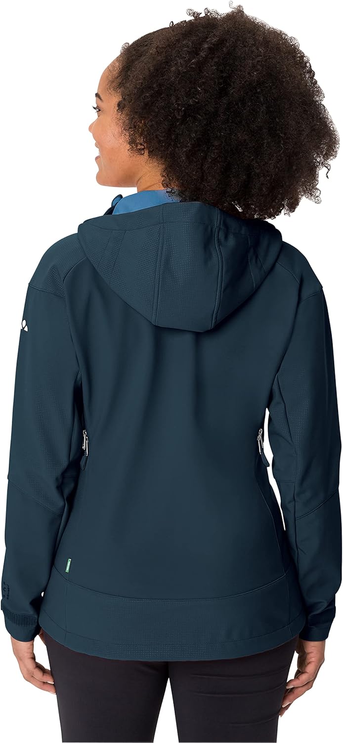 VAUDE Damen Women's All Year Elope Softshell Jacket Jacke, 36 dark sea