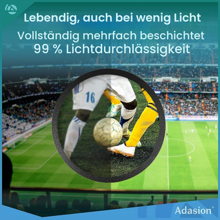 Adasion 12x42 HD Fernglas für Erwachsene mit Smartphone-Adapter und Teleskopstativ, Kompakt Fernglas