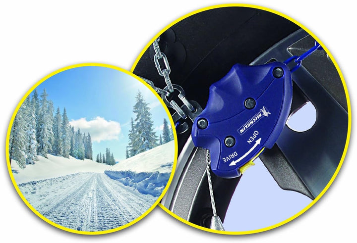 MICHELIN 92316 Schneekette, M2 Extrem Grip Automatic 60, ABS und ESP kompatibel, TÜV/GS, Ö-Norm, 2 S