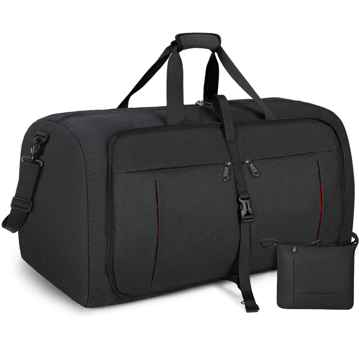 NUBILY Faltbare Reisetasche Gross 100L Sporttasche Herren Damen mit Schuhfach Leichter Reisetaschen