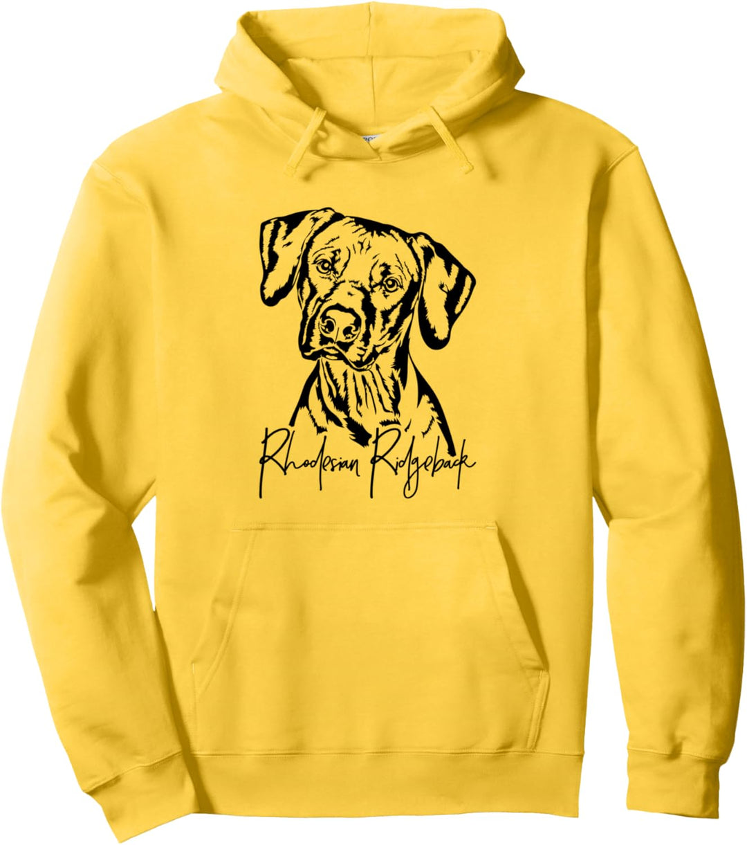 Rhodesian Ridgeback Portrait Hundeportrait Hunde Pullover Hoodie