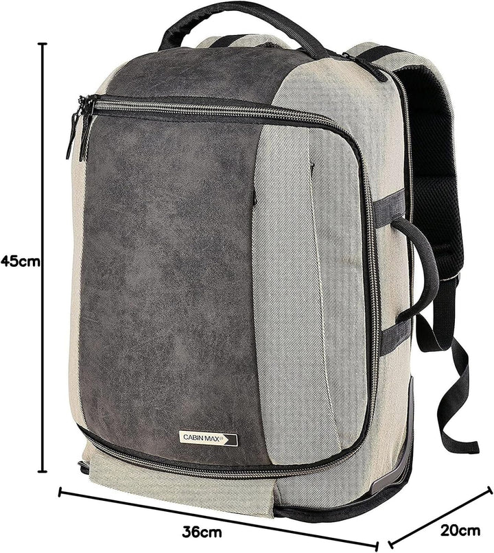 Cabin Max für Easyjet Handgepäck 45x36x20 Rucksack, Reisetasche für unter den Sitz, Handgepäck Tasch