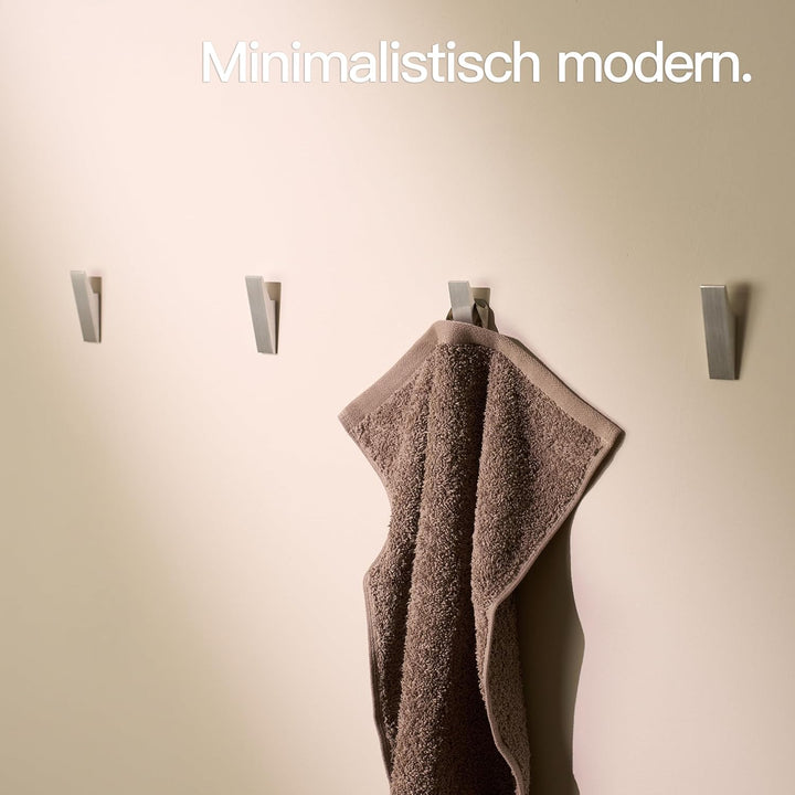 Designfabrik Hamburg Klebehaken extra stark | Haken selbstklebend | Wandhaken | Handtuchhalter ohne
