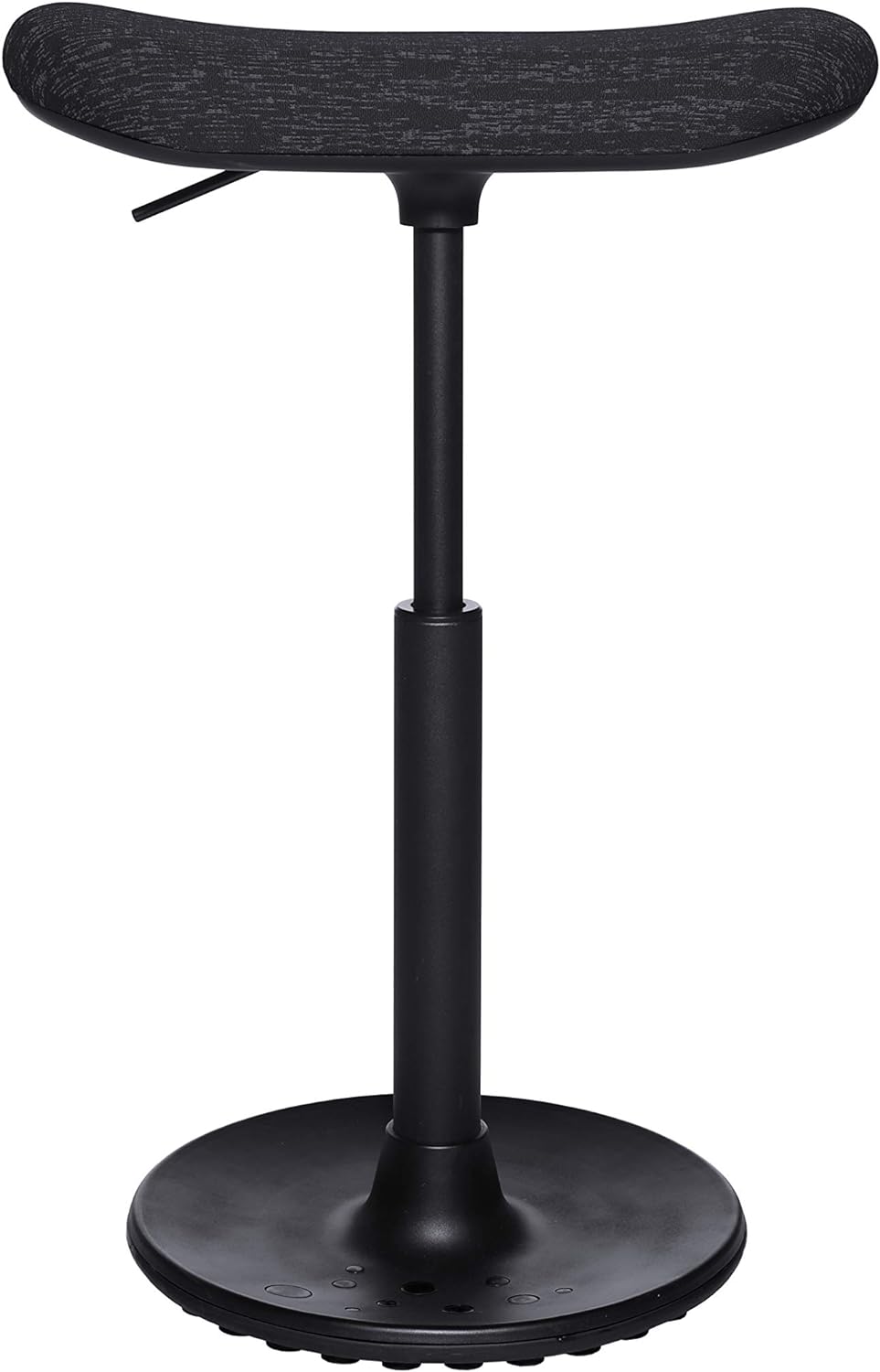 Topstar Sitness H2, Arbeitshocker, Stehhilfe, Drehhocker, Skateboardsitz, höhenverstellbar, Stoffbez