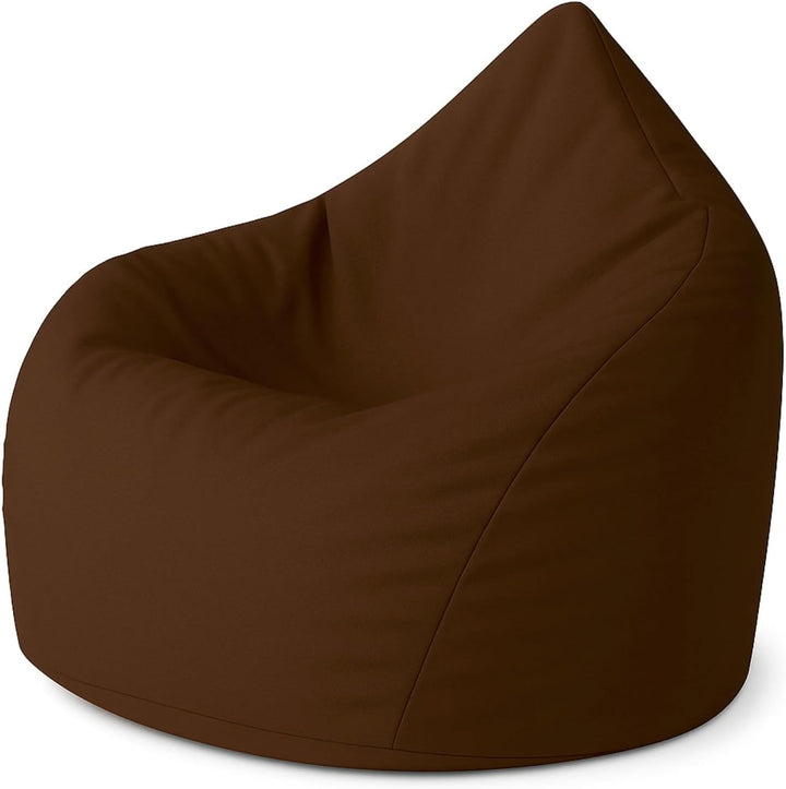 PATCH HOME Patchhome Sitzsack Tropfenform mit Reissverschluss Nachfüllbar - für In &amp; Outdoor - mit S