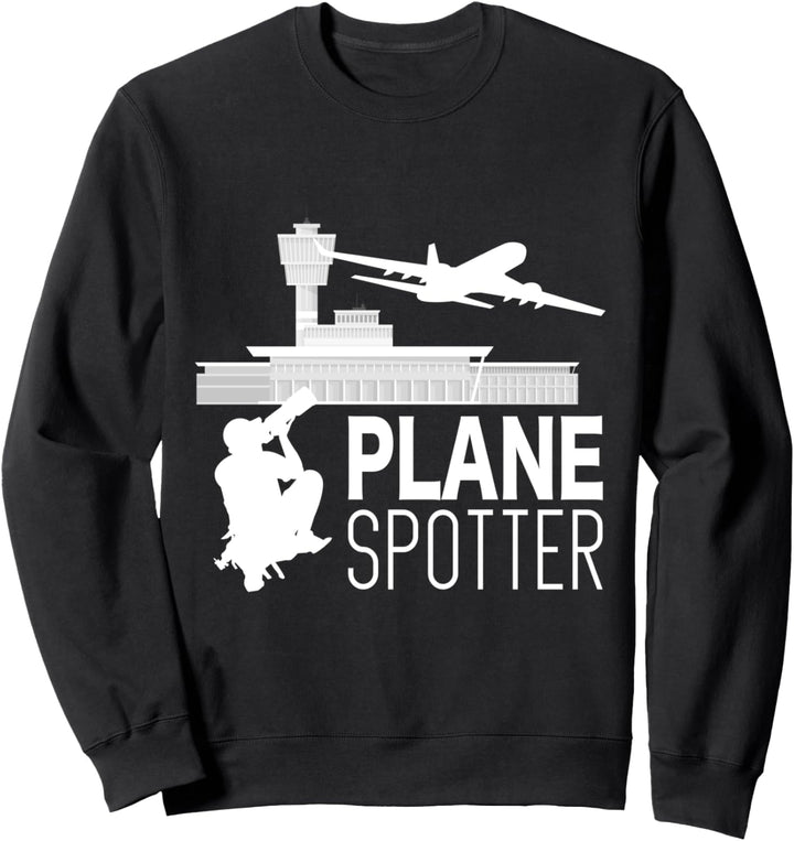 Planespotter Pilot Flugzeug Fliegen Hobby Geschenk Sweatshirt