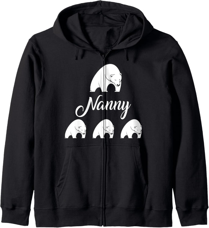 Nanny Bear Babysitter Baby Au Paar Kinder Kinderbetreuung Mama Kapuzenjacke