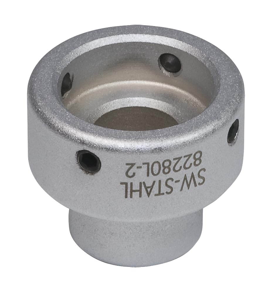 SW-Stahl 82280L-2 Schneideisenhalter für 25 x 9 mm I Halter für Rund-Schneideisen M3–M12 | Stahl-Hal