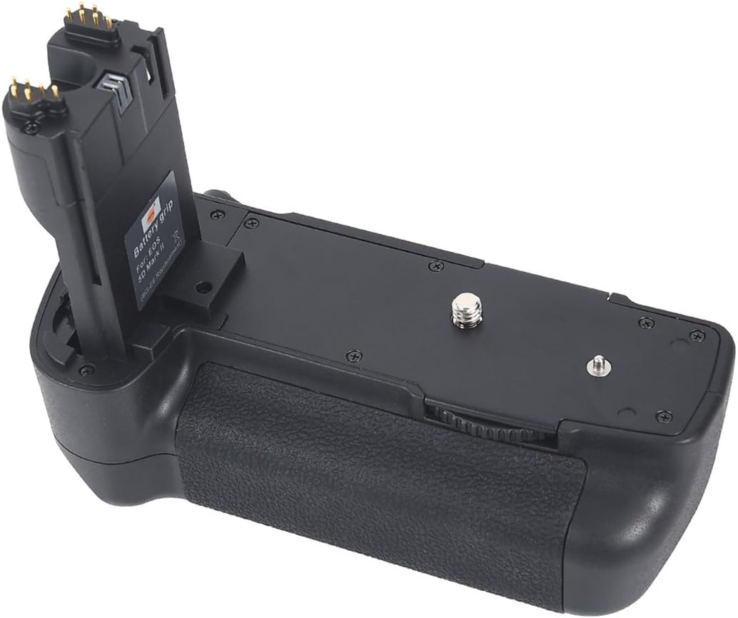 DSTE® Batterie Griff für Canon EOS 5D Mark II 2 SLR Digital Kamera als BG-E6 mit (2 packung) LP-E6