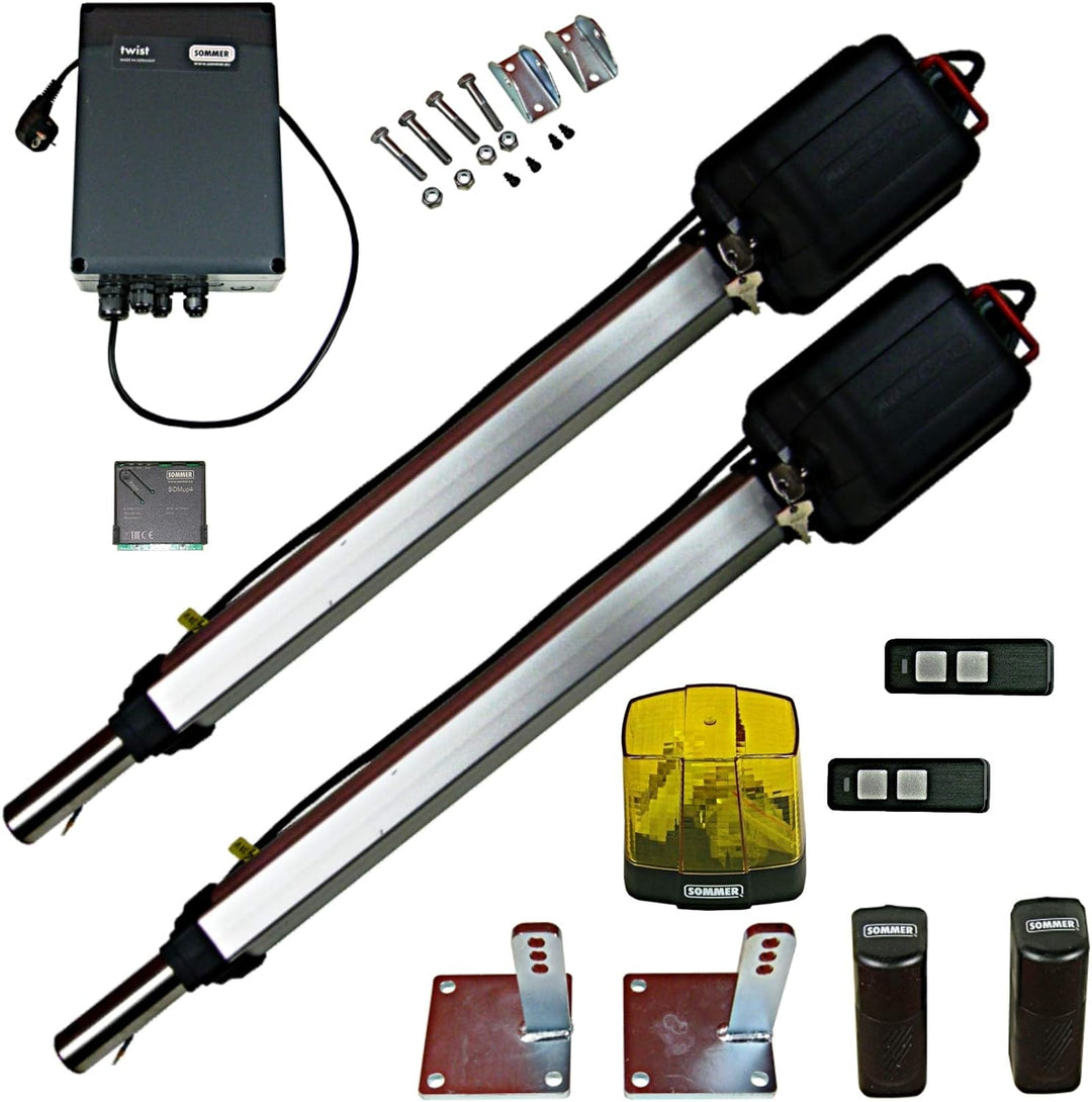 SOMMER Twist 200EL Drehtorantrieb 3230V200 2-flügelig + 2x Handsender Pearl TWIN + Einweglichtschran