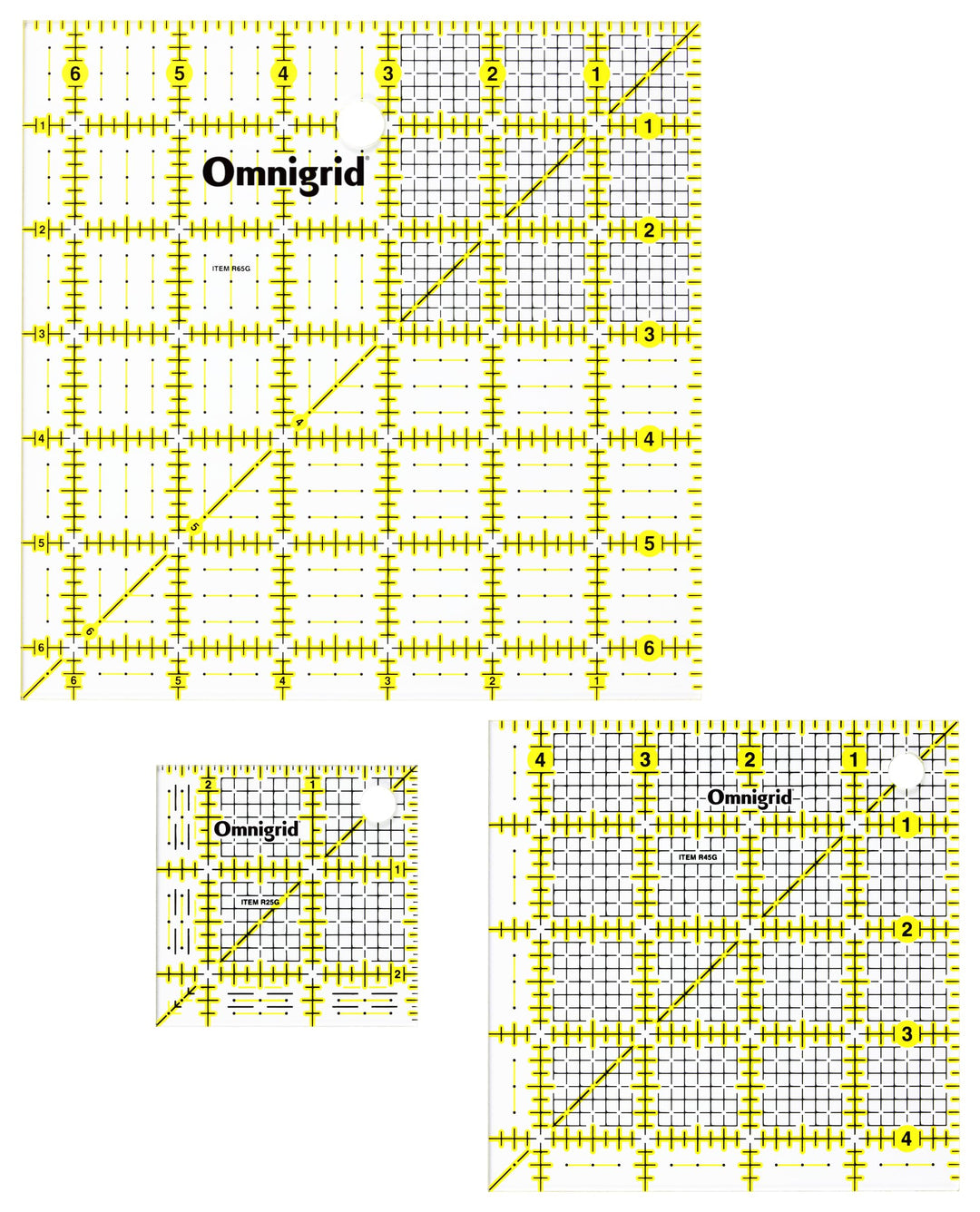 Omnigrid Ruler Set, Minis, Minis