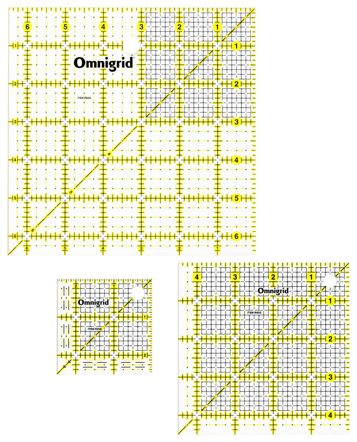 Omnigrid Ruler Set, Minis, Minis