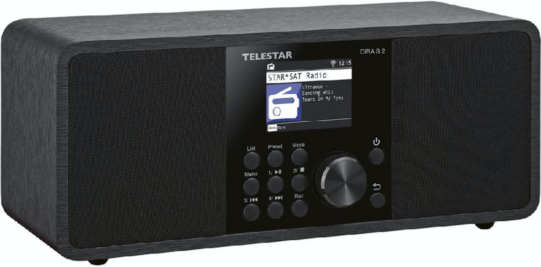 Telestar DIRA S 2 Multifunktions-Stereoradio Digiradio, Hybridradio, DAB+/UKW Stereo Schwarz, Stereo