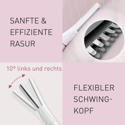 Panasonic ES-WR51 Kompakter Body-Trimmer, Haarentferner für Frauen, Damenrasierer, trocken, Batterie