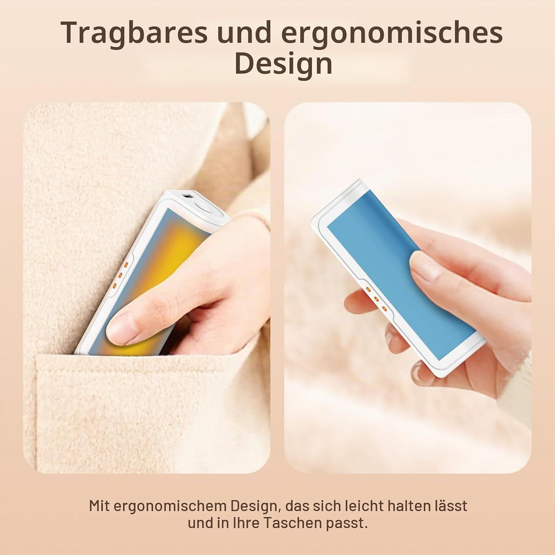 Jonwall Handwärmer Wiederaufladbar 2er-Pack, Tragbare Handwärmer Elektrisch Wiederverwendbare USB Ta