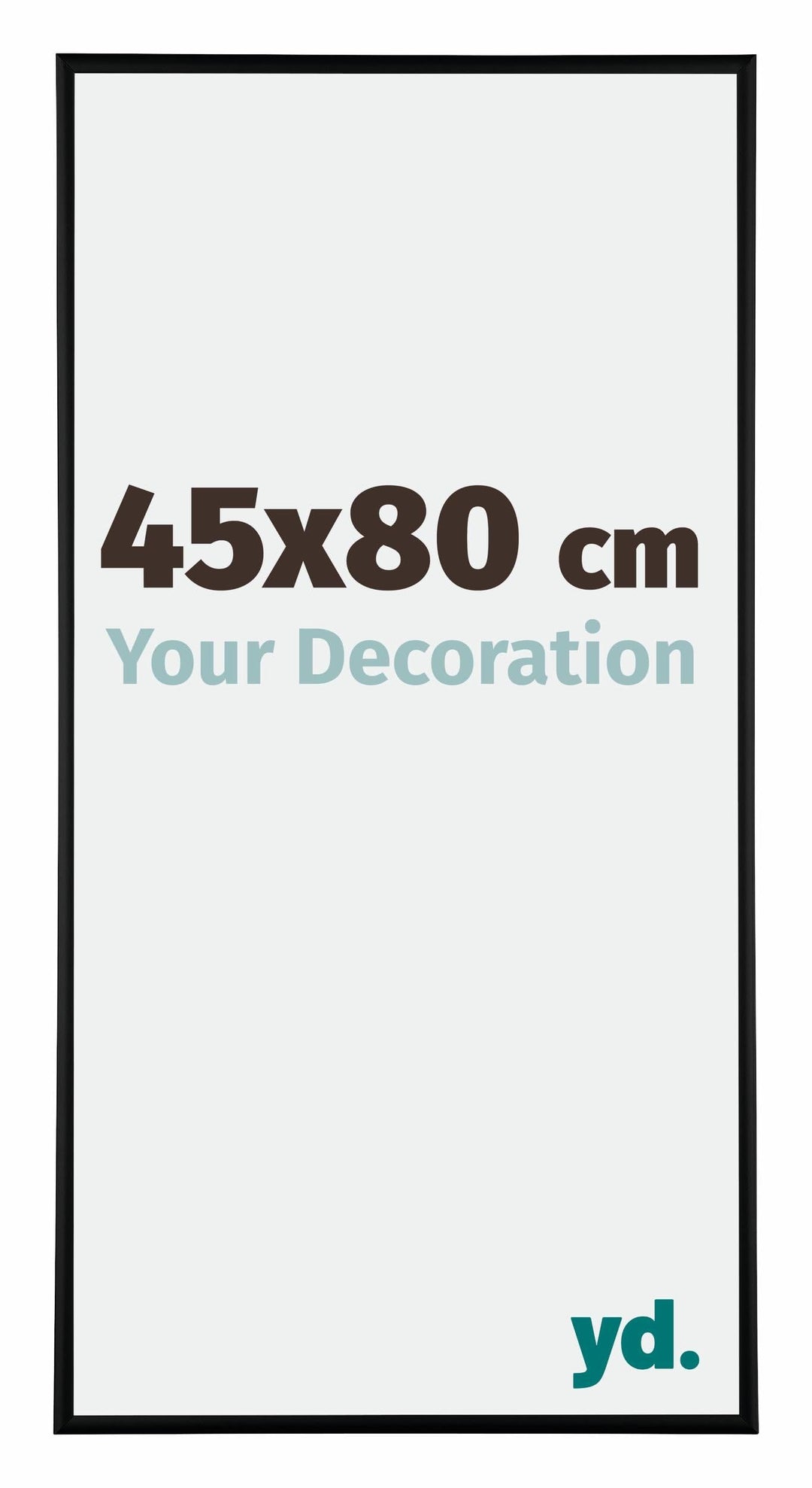 yd. Your Decoration - Bilderrahmen 45x80 cm - Bilderrahmen aus Aluminium mit Acrylglas - Antireflex