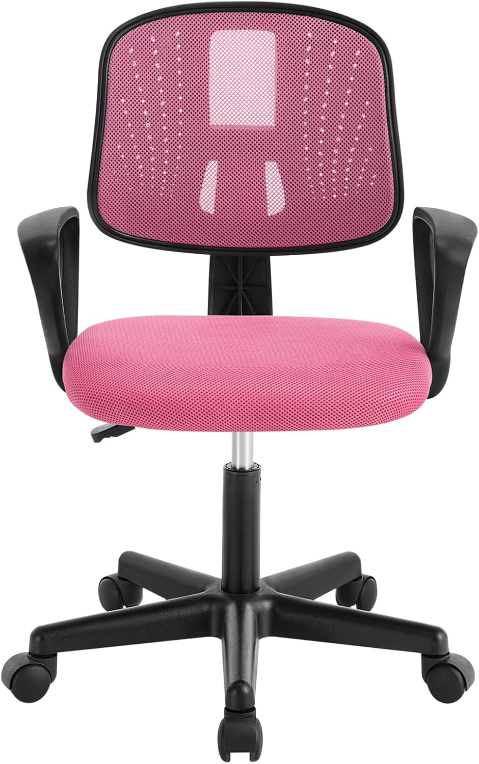 Klihome Schreibtischstuhl Kinder, Bürostuhl ergonomisch, Drehstuhl mit Rollen Armlehnen, Kinderdrehs