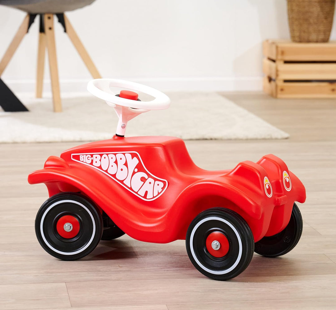 BIG - Bobby Car Whisper Wheels - Flüsterräder für Rutscher Autos, Reifen-Set mit Befestigungsclips u