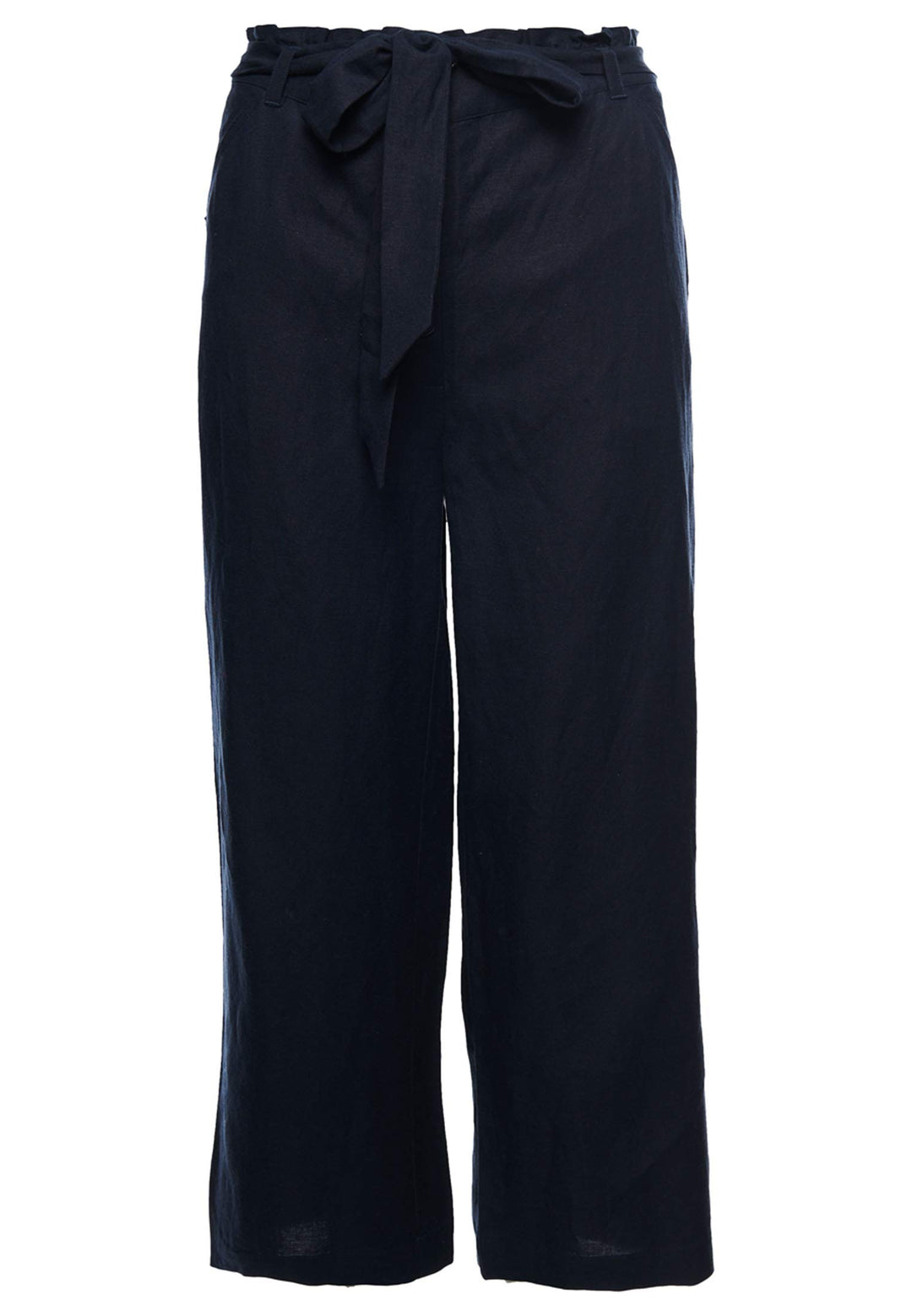 Superdry Damen Eden Linen Trouser Hose 30W / 30L Blau (Atlantic Navy Gkv), 30W / 30L Blau (Atlantic