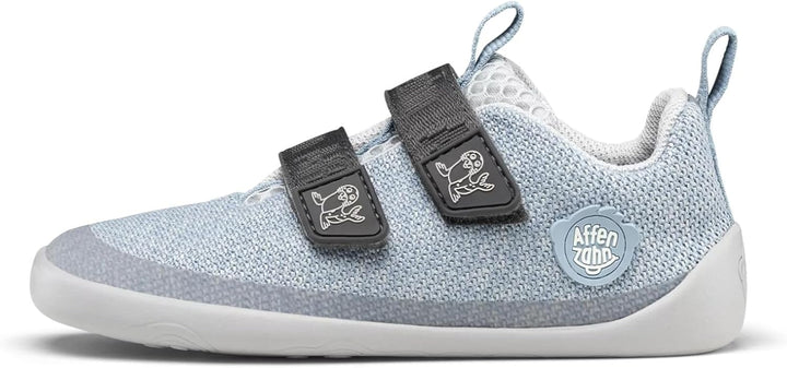 Affenzahn Barfussschuh Knit Happy mit Klettverschluss, Vegan, rutschfest, Flexibel, Reflektierend, b