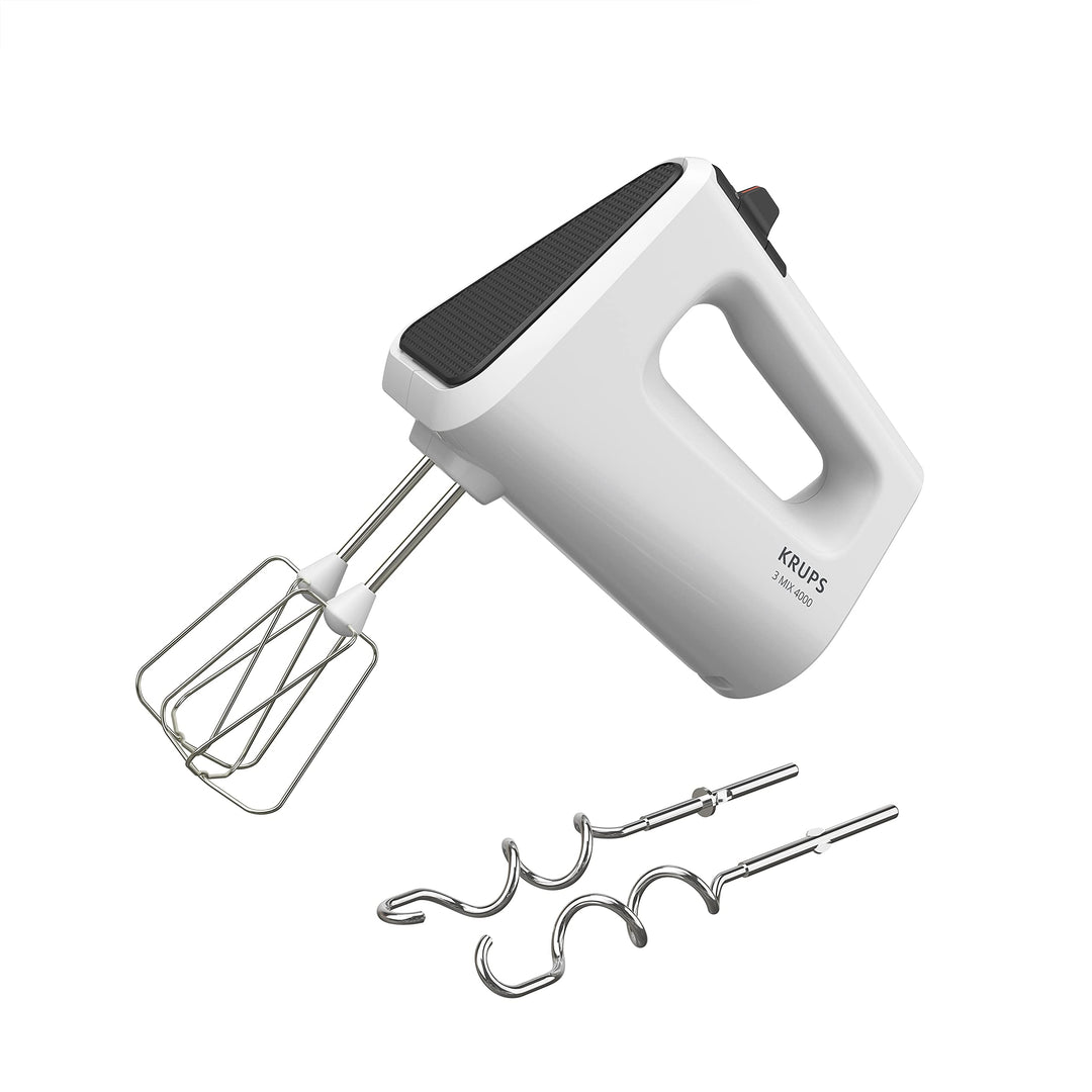 Krups GN4001 3 Mix 4000 Handmixer | 450 Watt | robustes Design | variabler Geschwindigkeitsregler |