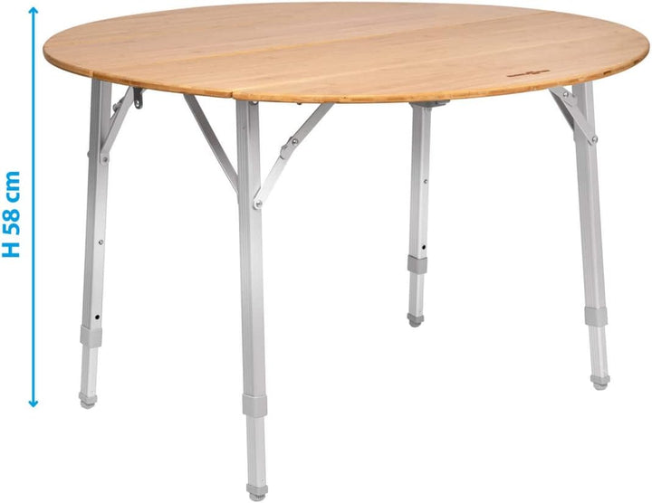 BRUNNER Camperking R Klapptisch, Metall Bambus
