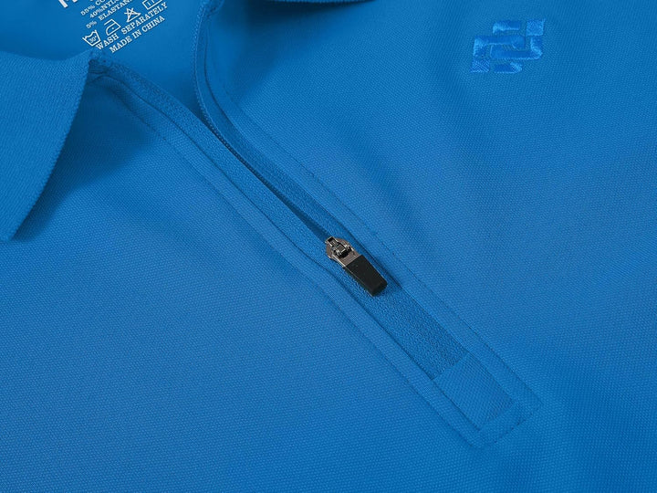 MoFiz Damen Poloshirt Langarm Baumwolle Polohemd Sport Polo Wintershirts mit Reissverschluss Kragen