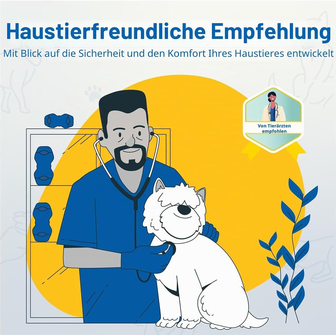 PetClan Chewise Bully Stick Halter – Sicherheit & Robustes Design, BPA-frei, Sicherer Ochsenziemer-H