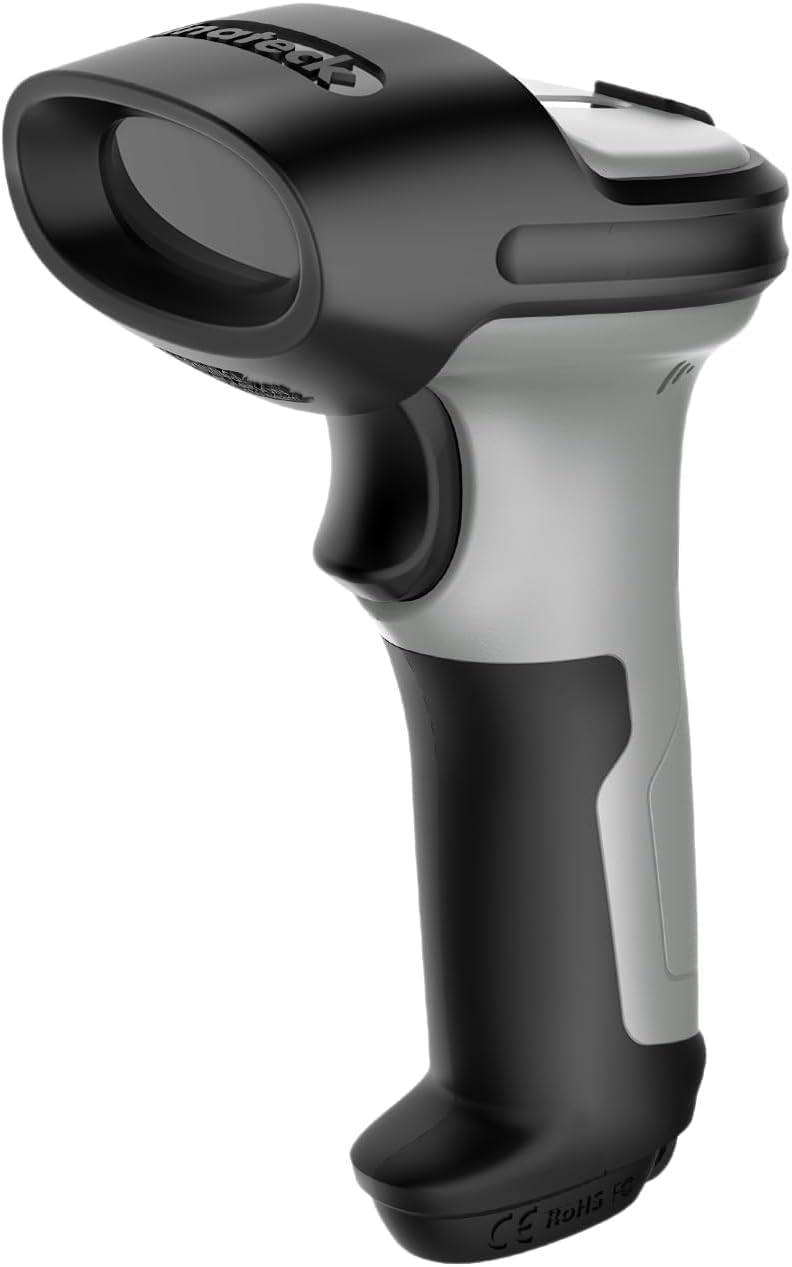 Inateck Barcode Scanner Bluetooth 1D mit AI, Handheld Kabellos, BCST-70 AI | 180 Tage Standby mit Ei