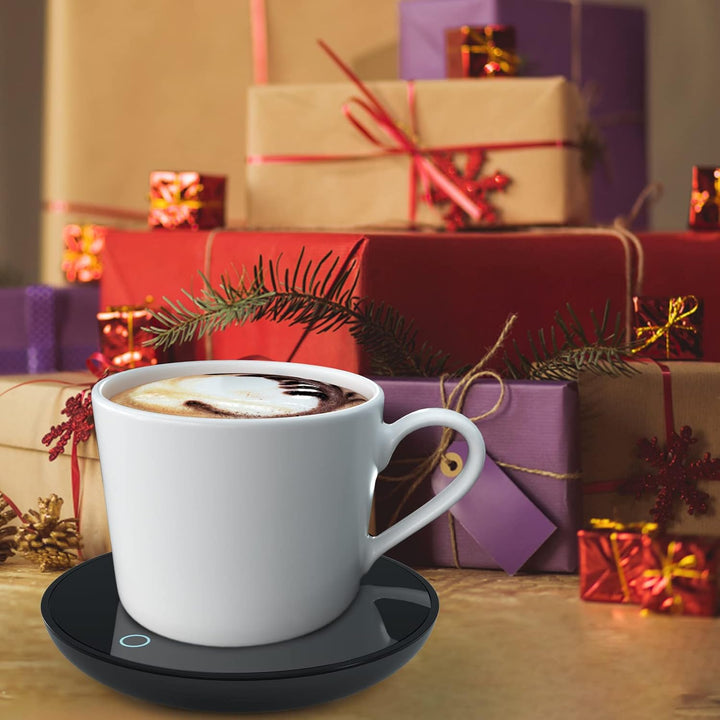 GARMEE Elektrischer Kaffeewärmer kaffetasse warmhaltend - Smart Schreibtisch Tassenwärmer mit 2 Temp