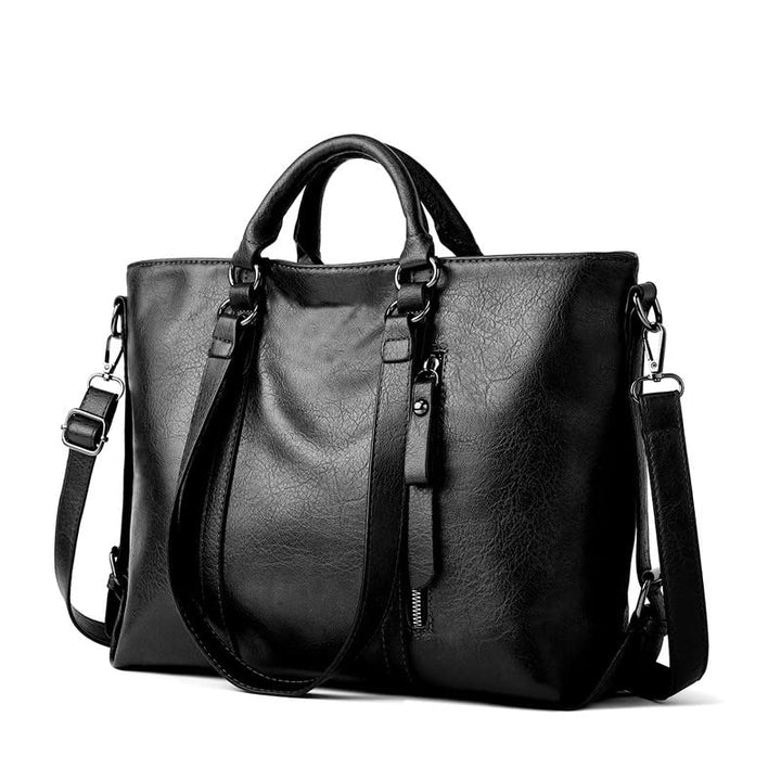 Coolives Damentasche Damen Henkeltasche mit Schultergurt aus PU-Leder Vintage Handtasche Retro Tasch