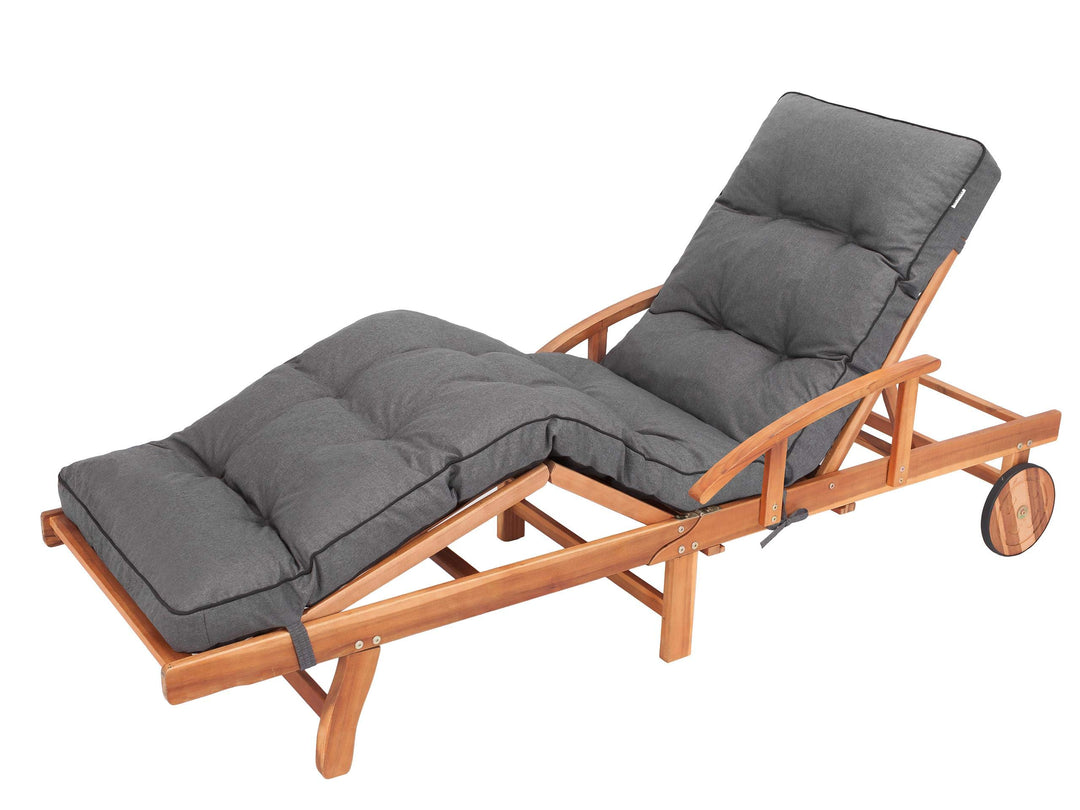Liegenauflage, Auflage für Gartenliege 200 x 55 x 8 cm, Auflagen für Deckchair, Polsterauflage für S