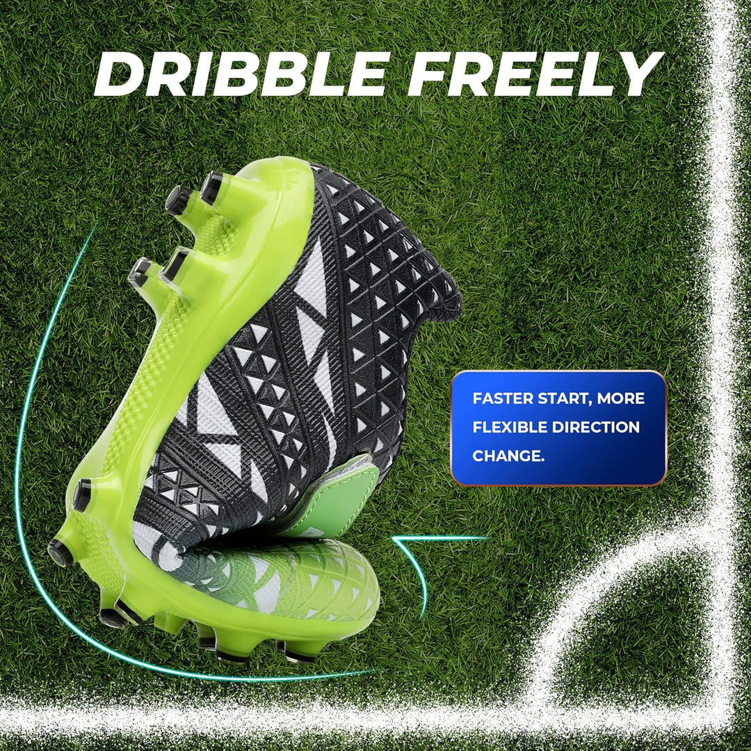 ASHION Fussballschuh Kinder Fussballschuhe Footballschuhe Outdoor Athletic Soccer Schuhe 32 EU B Bla