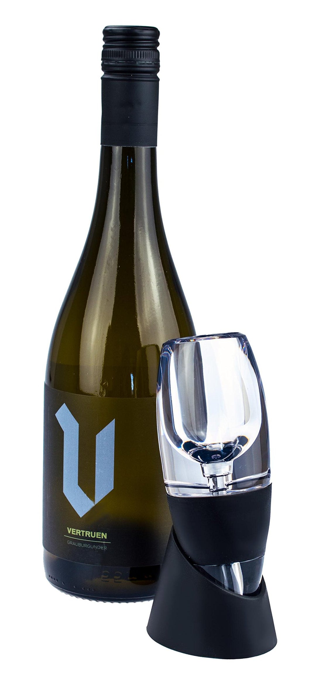 Weinbelüfter mit Sieb und Aufbewahrungshalter, Weinausgiesser, Dekantierer, von Kobert-Goods