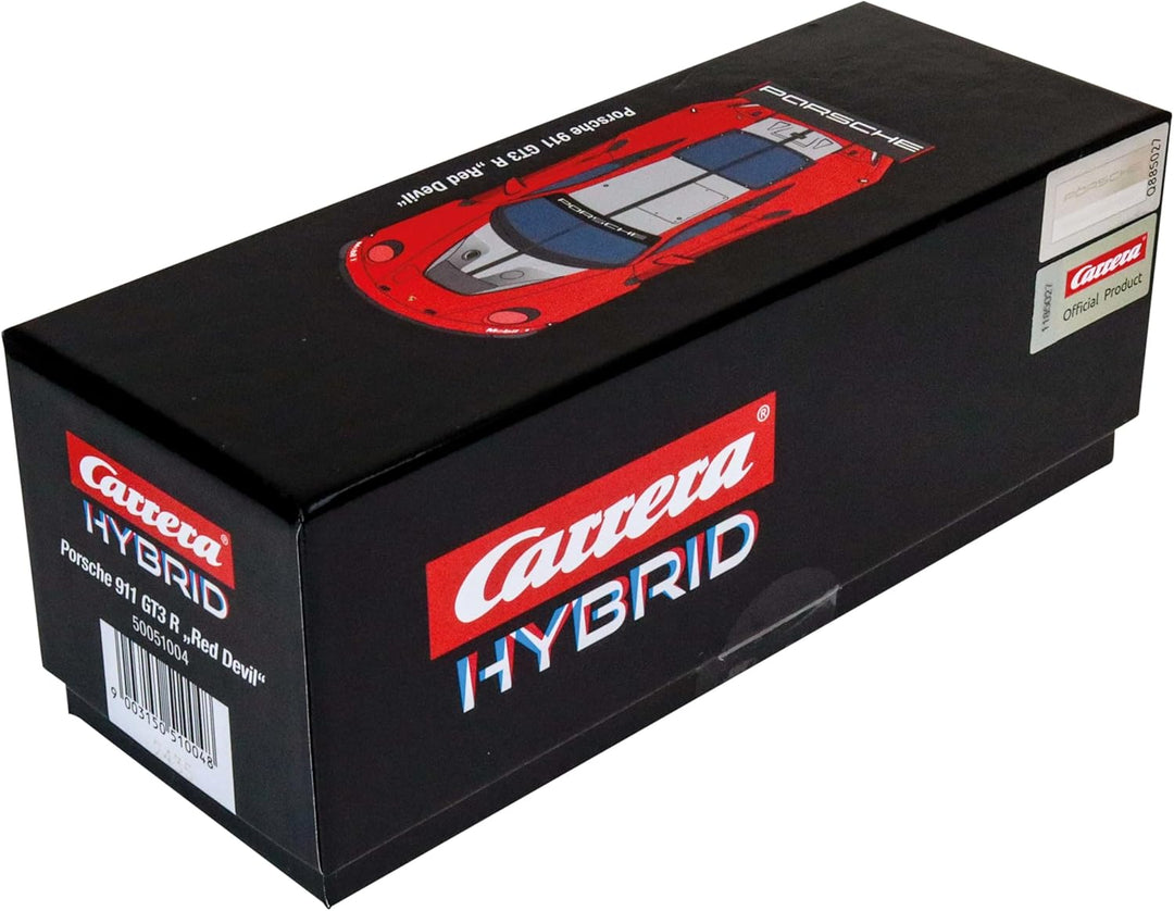 Carrera Hybrid, Porsche 911 GT3 R Red Devil, Massstab 1:50, Front- und Rücklichter, Bis zu 30 Minute