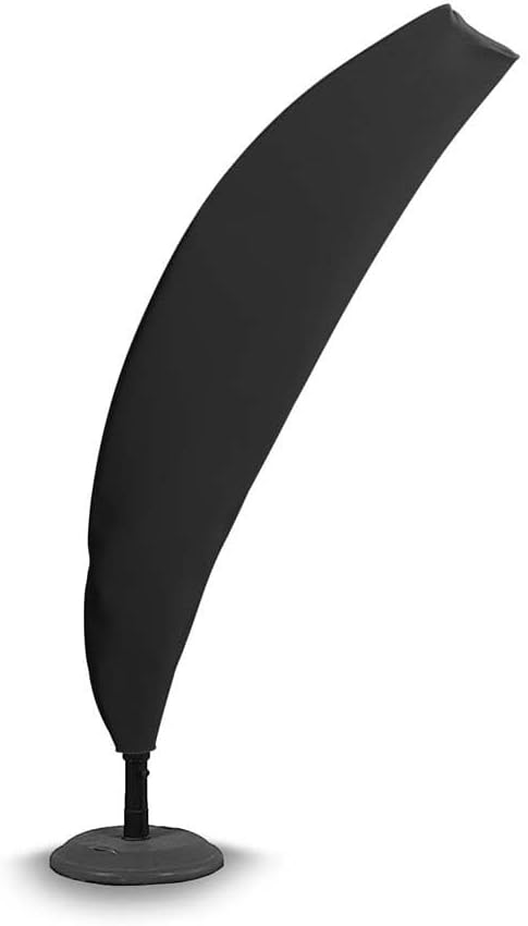Bosmere D597 Freischwinger-Sonnenschirmhülle, Storm Black Schwarz, Schwarz