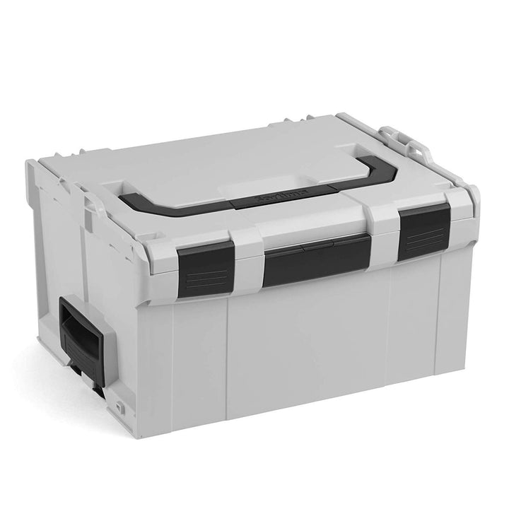 Sortimo L-BOXX 4er Set mit Roller - Werkzeugkasten System - Blau - ABS-Kunststoff - Wasserfest - 4 F