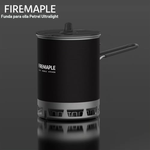 Fire-Maple Petrel G3 Campingtopf &amp; Neoprenhülle | Ultraleichter, mit Wärmetauscher, Aluminium-Topf f