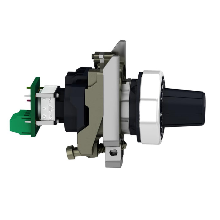 Schneider Electric | XB4BD912R10K - Potentiometer Metall Komplettgerät mit integr. Widerstand 10KOhm