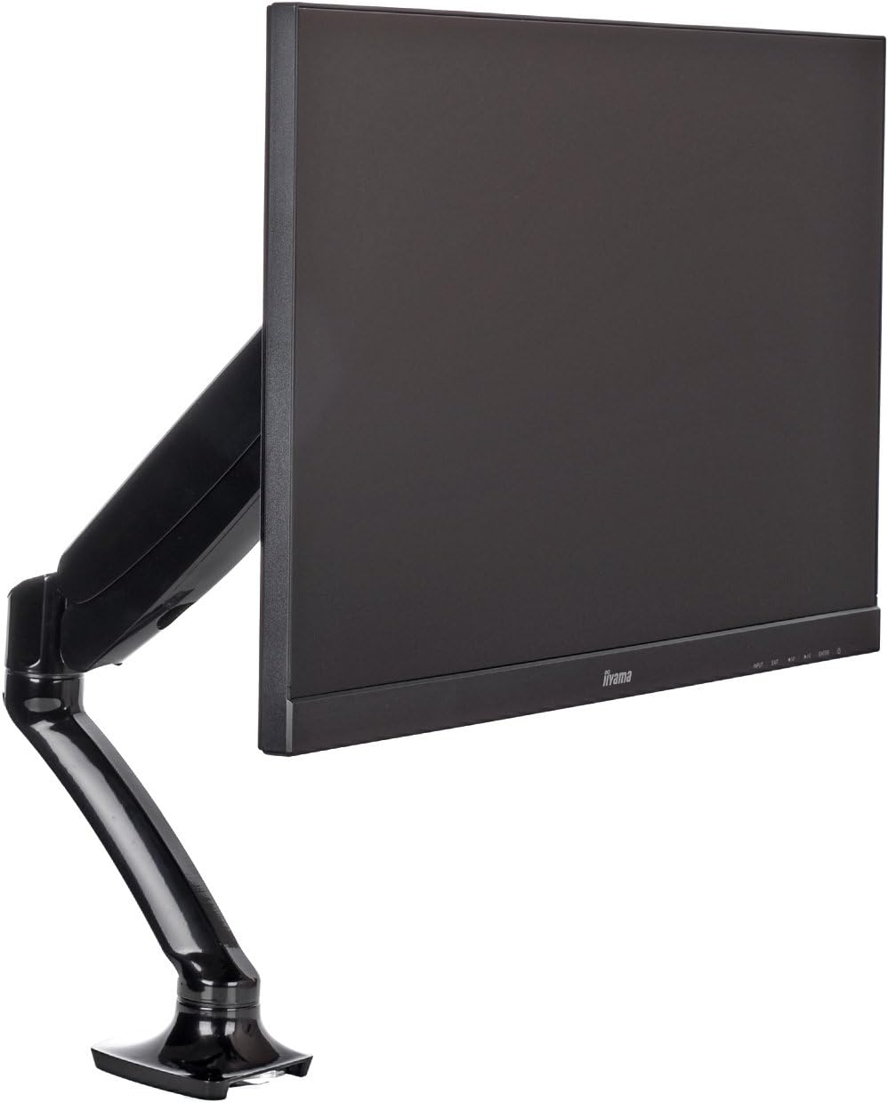 iiyama DS3001C-B1 Single Gas Spring Desk Mounting Arm - Black