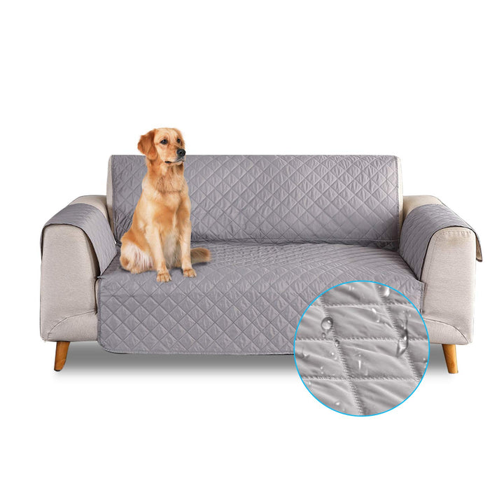 PETCUTE Sofabezug Sofaüberwurf Anti-Rutsch Sofa schonbezug wasserdichtes Sofabezüge 3 Sitzer Quilted