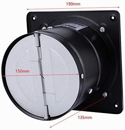 Axialrohrventilator Ø100mm, Abluftventilator Zuluft/Abluft, Rohrlüfter Industrielüfter Rohrlüfter Hi