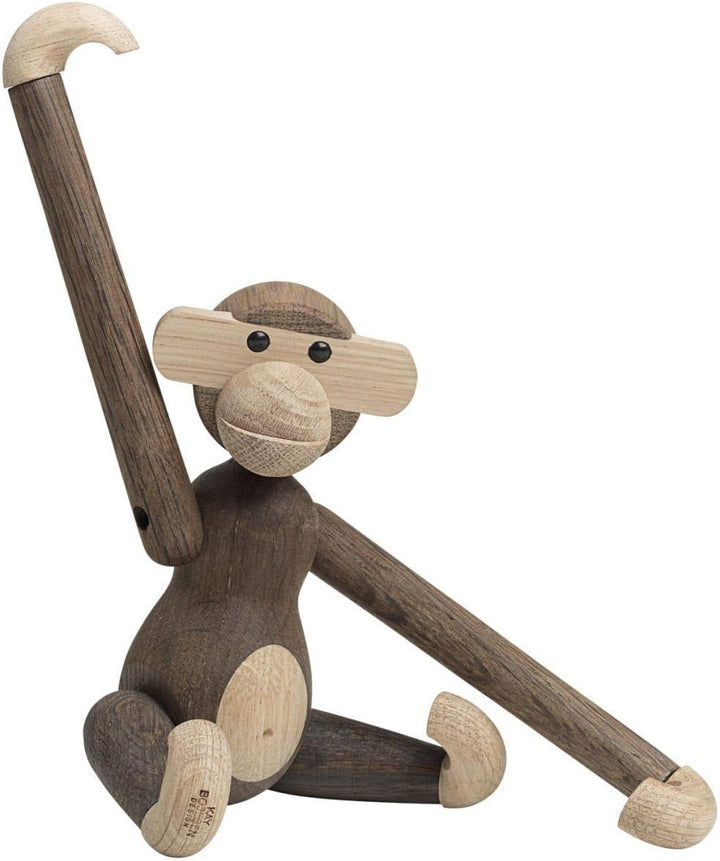 Kay Bojesen AFFE klein Figuren 18.5 cm Affen Weihnachtsdekoration, Holz H18.5 cm Teak/Limba, H18.5 c