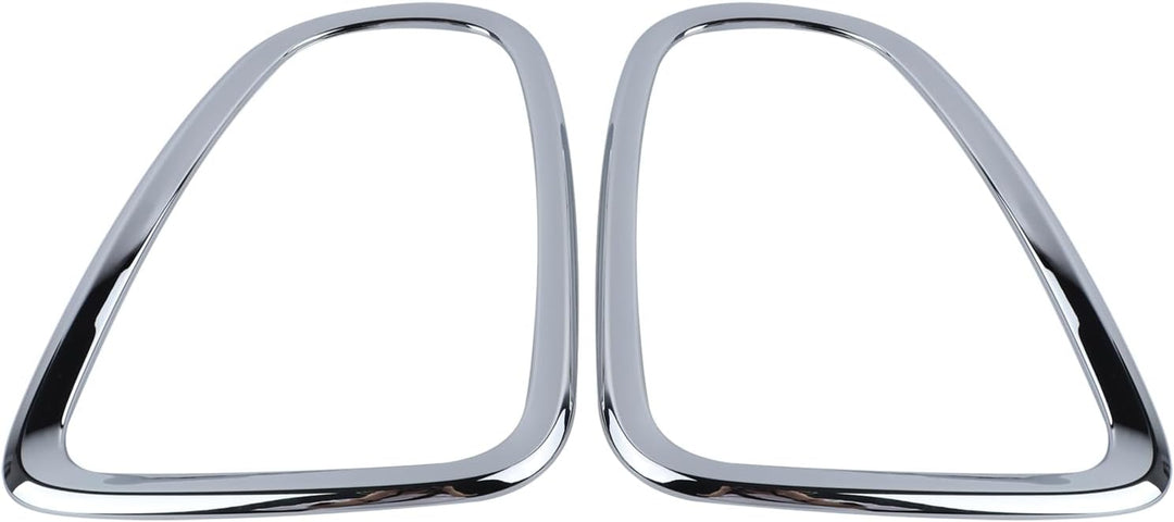 BONRYAN Scheinwerferblenden Cover Trim 4pcs Chrom Scheinwerfer Rücklicht Surround Cover Trims Ersatz