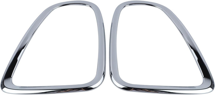 BONRYAN Scheinwerferblenden Cover Trim 4pcs Chrom Scheinwerfer Rücklicht Surround Cover Trims Ersatz