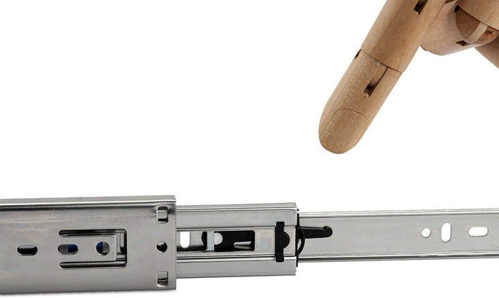 SOTECH 2 Paar Vollauszüge KV2-45-H45-L650-SC mit SoftClosing Höhe 45 mm, Länge 650 mm, Schubladenaus