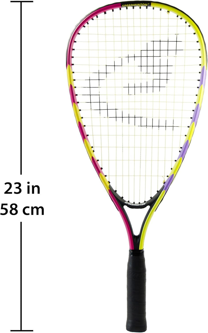 Speedminton® Junior Set – Original Speed Badminton/Crossminton Kinder Set inkl. 2 FUN Speeder®, Tasc